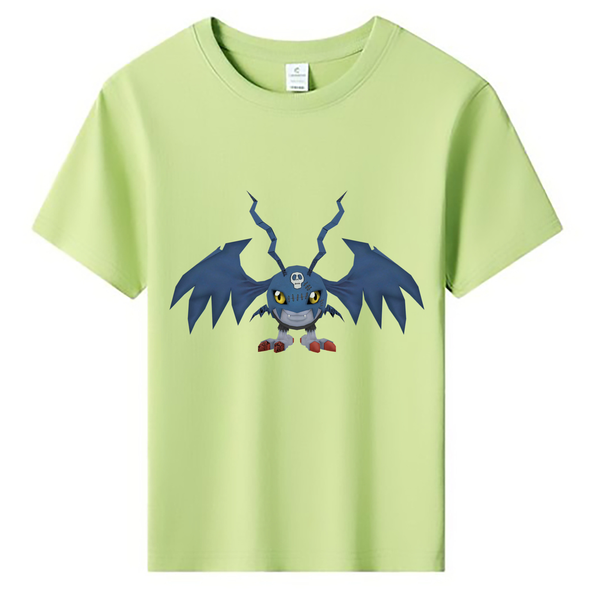 （画像用） Digimon デジタルモンスター/デジモン 綿100％キッズTシャツ（フロントプリント）